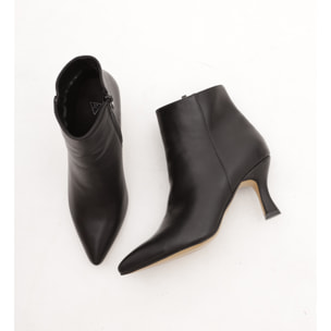 TRONCHETTO BASSO LISCIO NERO