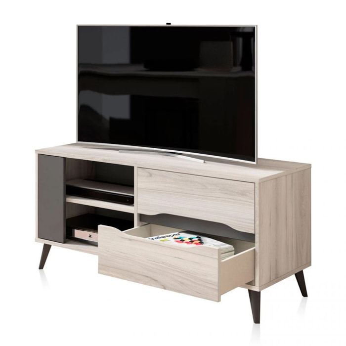 Mueble TV Lizz 110 Grayish - Antracita
