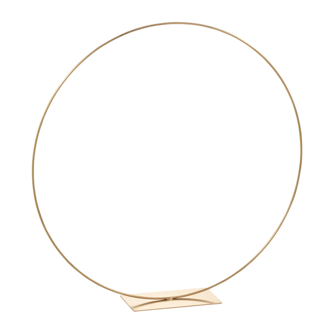 J-Line décoration Anneau Sur Pied - métal - or - medium