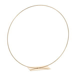 J-Line décoration Anneau Sur Pied - métal - or - medium