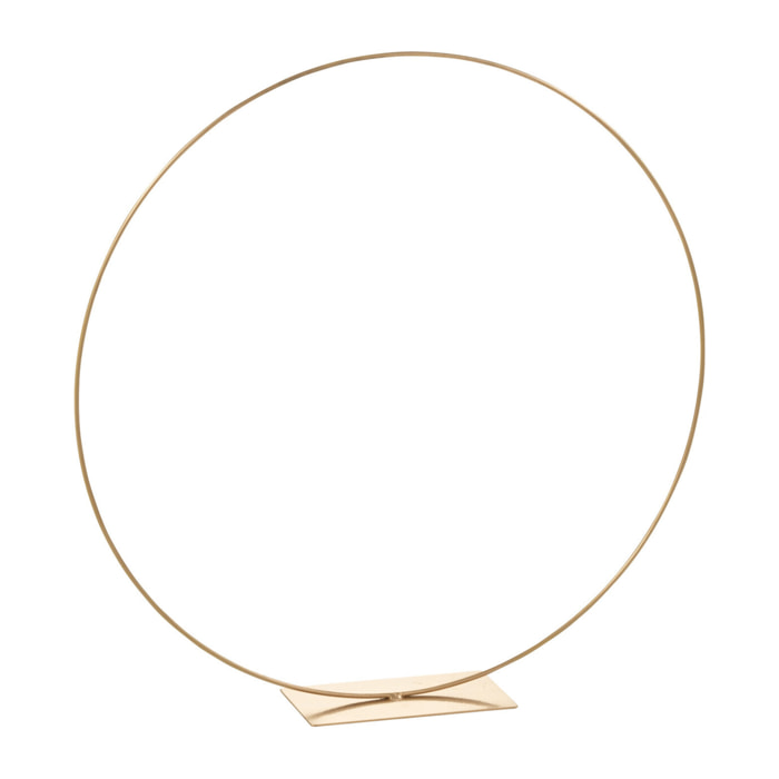J-Line décoration Anneau Sur Pied - métal - or - medium