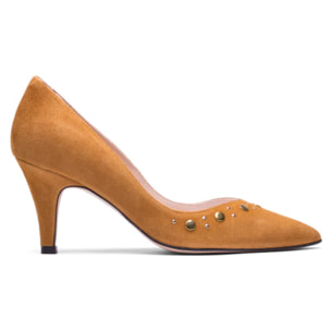 ZAPATO DE SALON JAZMINE ANTE SAFRON