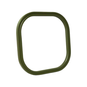 Miroir carré décor bois 60cm NEX