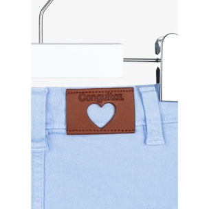 Falda de Niña Volante Celeste