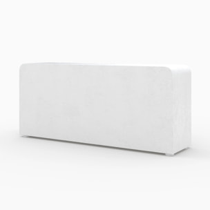 Buffet en béton blanc cassé 160 cm - Fira