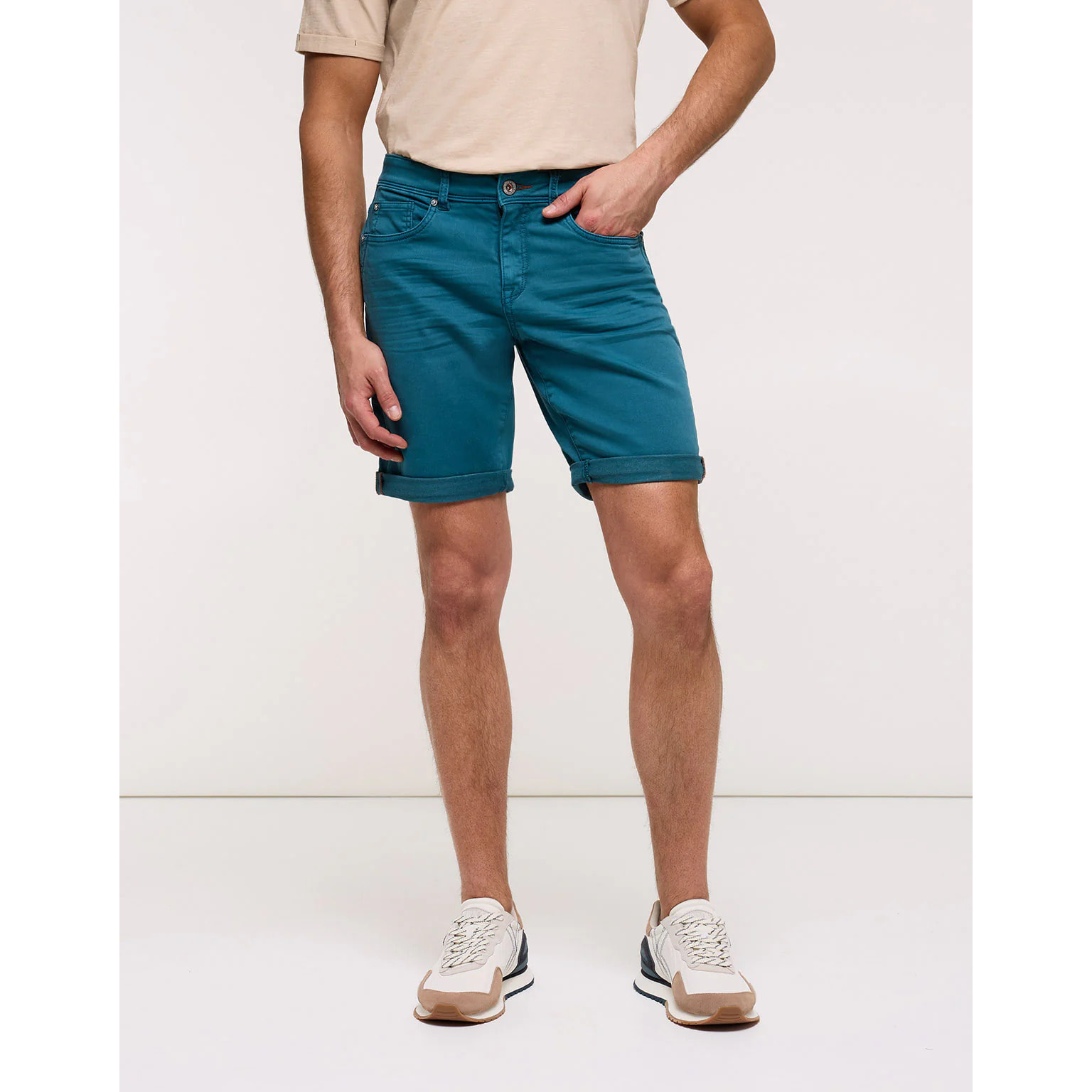 Bermuda Denim Turquesa Oscuro - Palm Beach