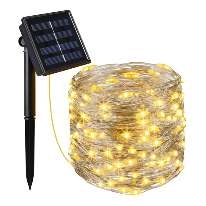 Guirlande rideau solaire YOGY 200 LED 4M