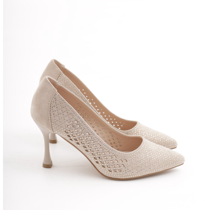 DECOLLETE' FORATA STRASS TORTORA