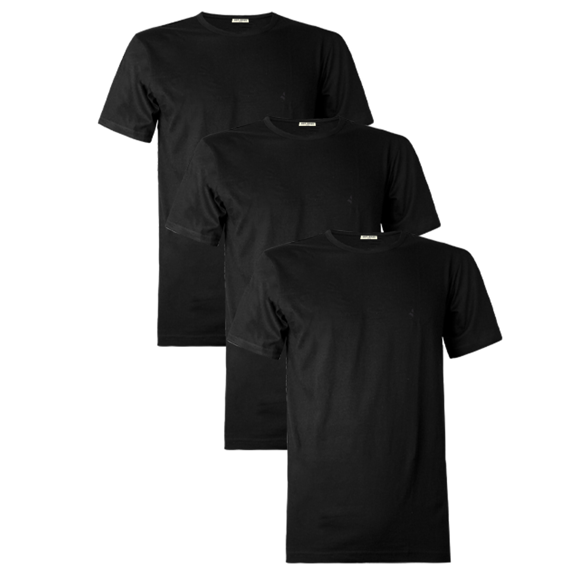 T-shirt Navigare in Cotone Interlock Girocollo Art.911 Conf. Da 3pz, Nero