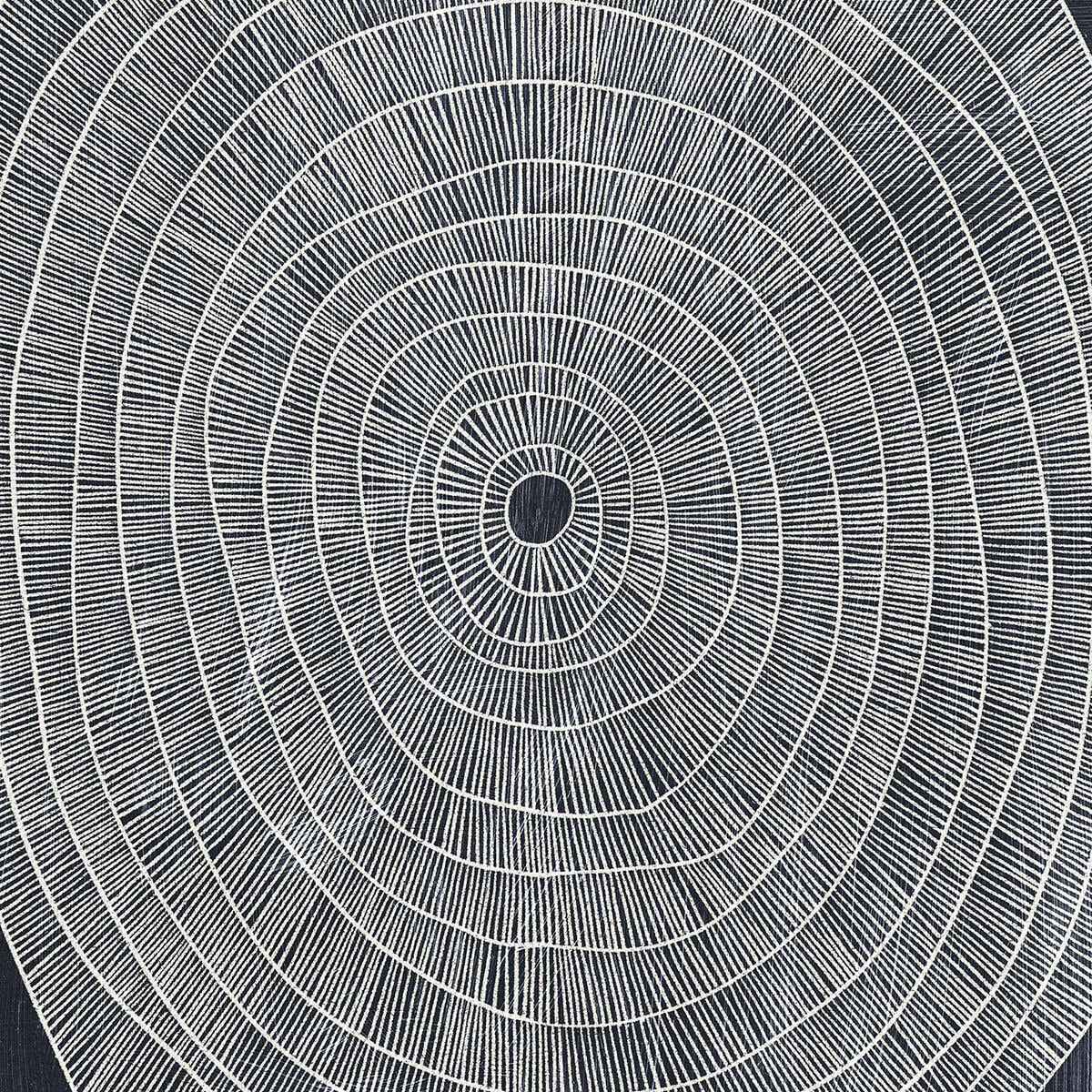 Papier peint, rond Intissé
