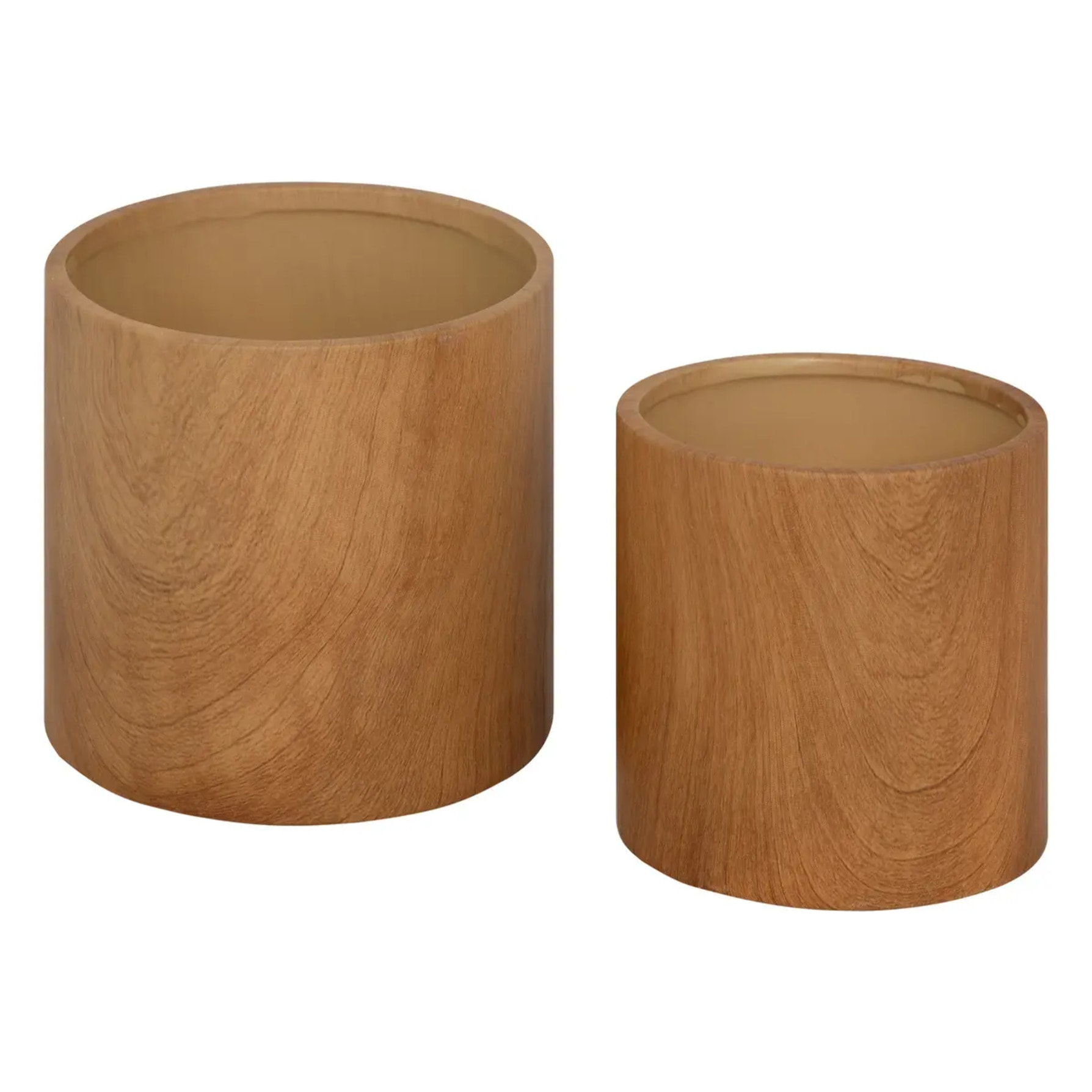 Lot de 2 cache-pots "Sao" D14,4 x H13,4cm