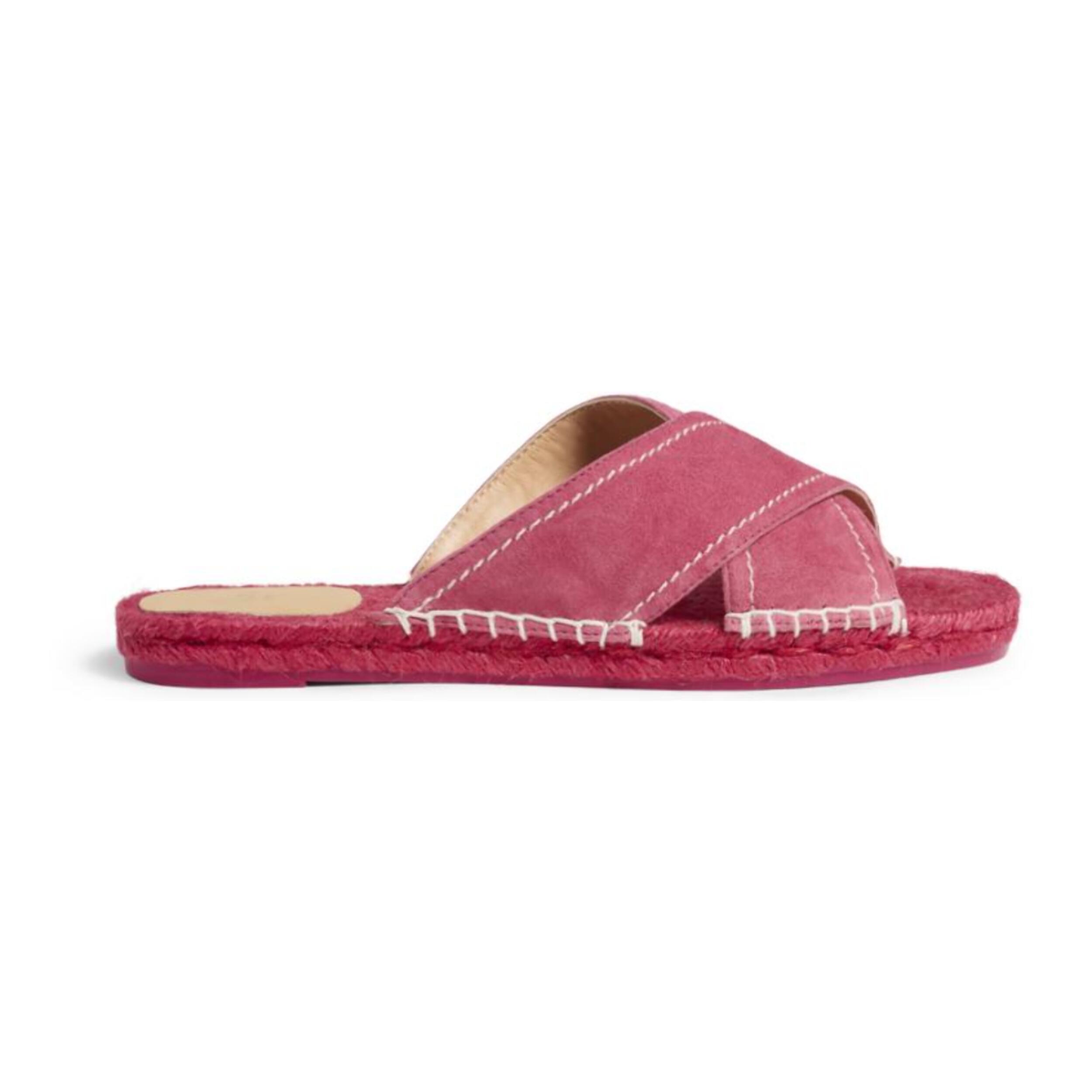 Sandalias planas cuña de 2 cm