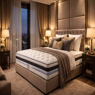 Ensemble Chambourcy - matelas 2 places + 2 sommiers