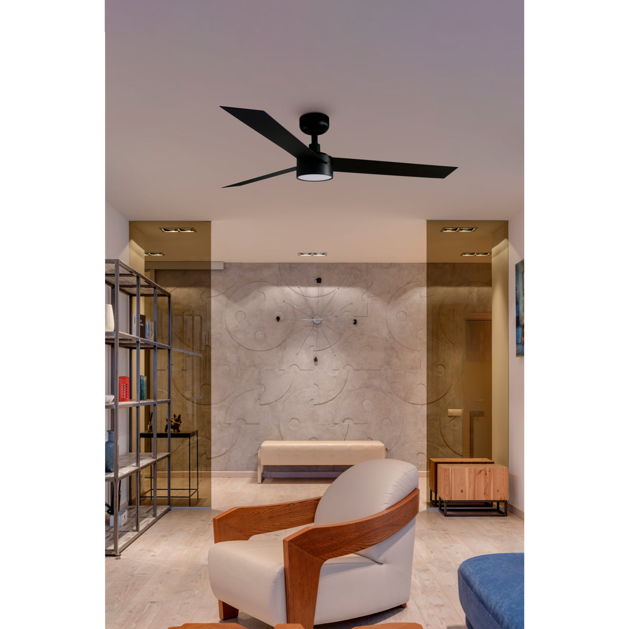 CRUISER L LED Ventilateur noir DC