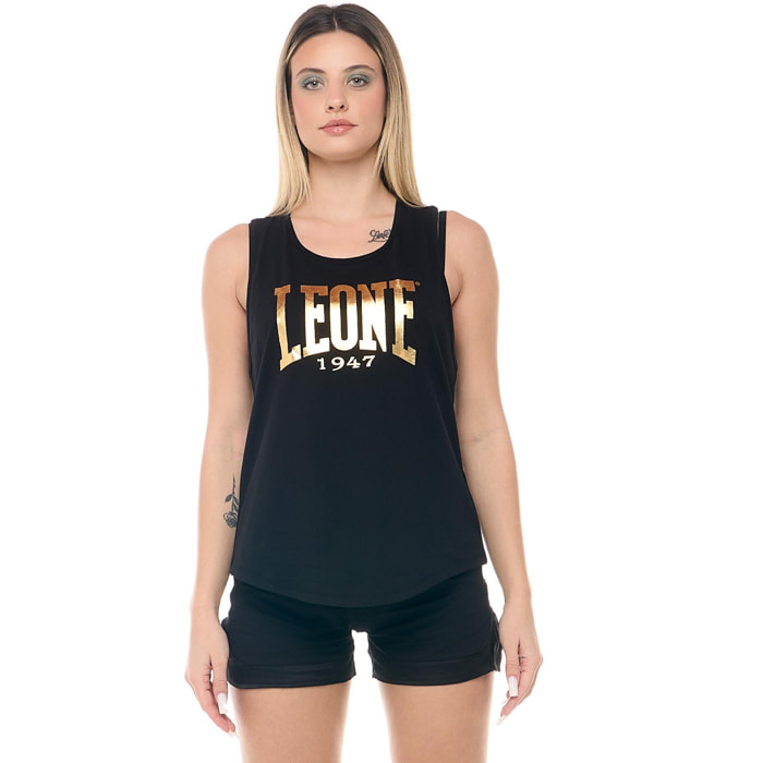 Camiseta de tirantes mujer Leone Gold logo