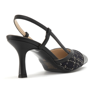 Slingback Donna colore Nero