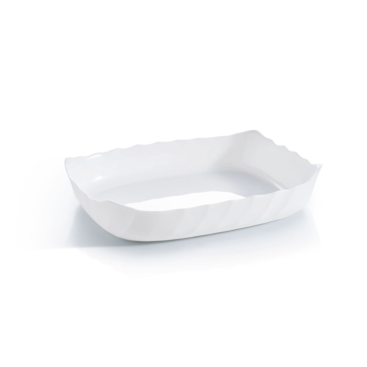 Plat de cuisson blanc 29 x 23 cm Smart Cuisine Trianon - Luminarc