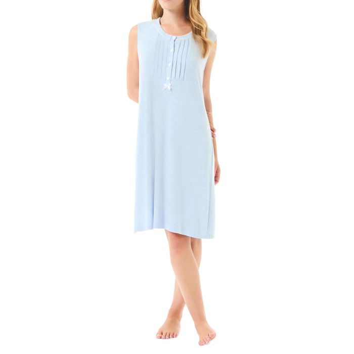 Camisón corto celeste