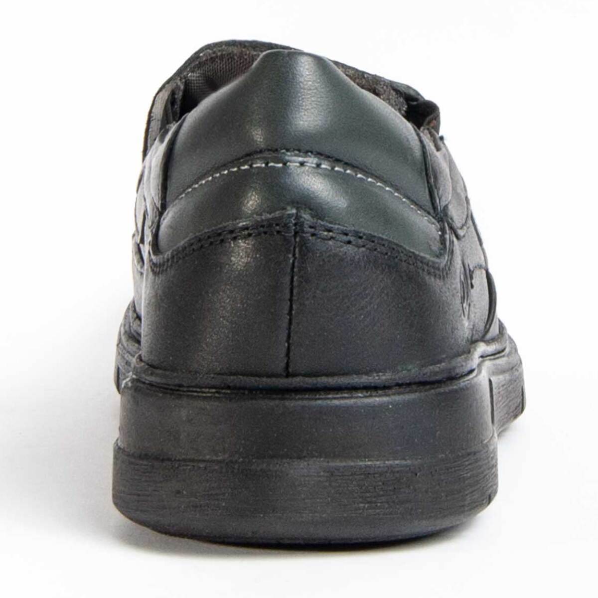 Mocasín De Piel - Negro