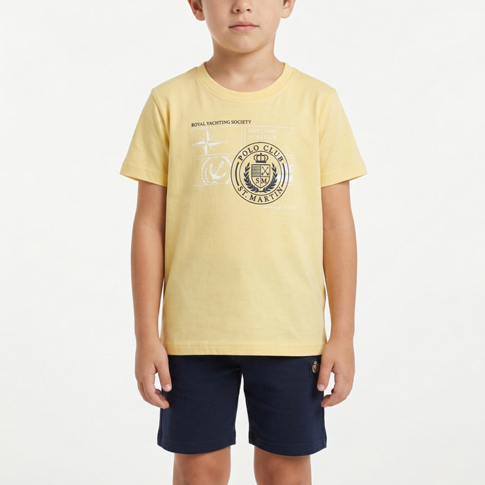Set t-shirt e bermuda jersey