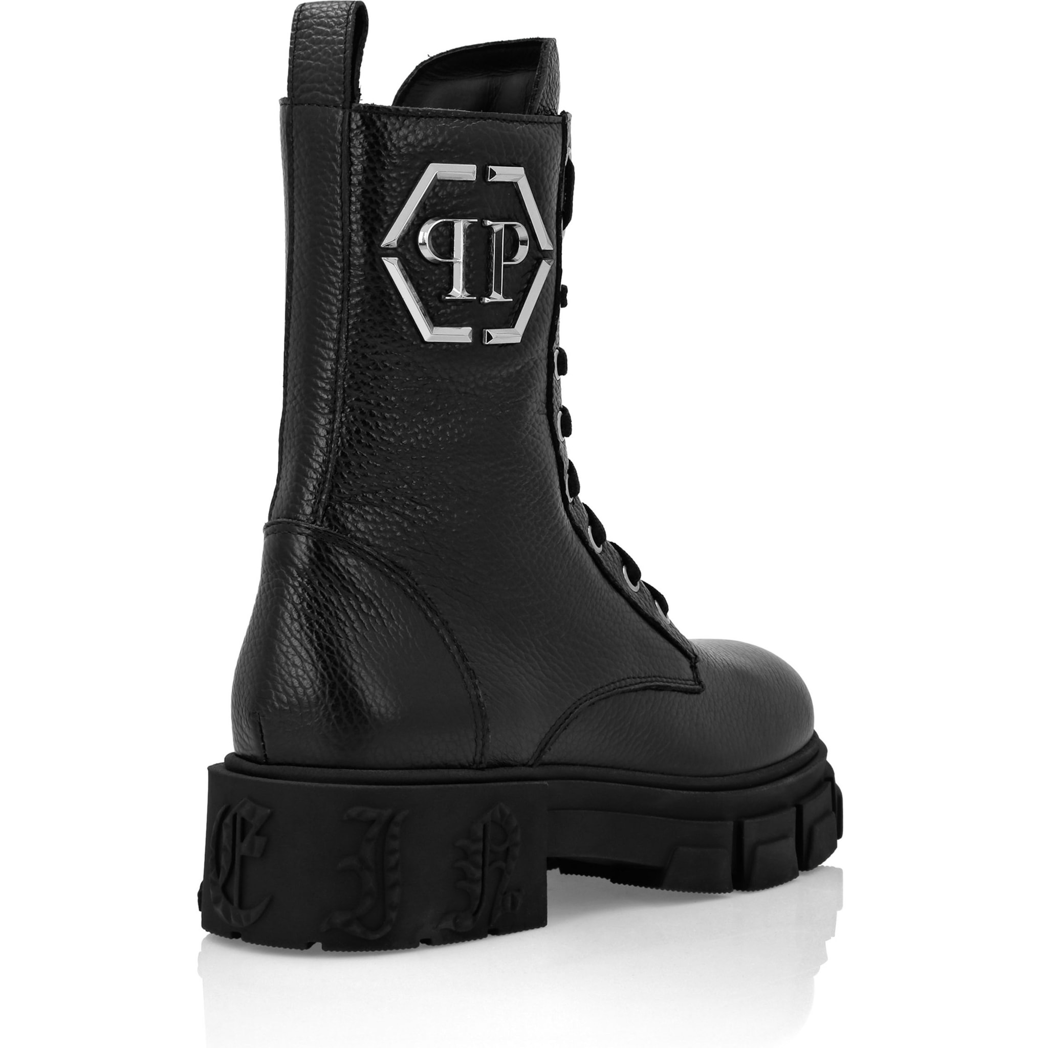 PHILIPP PLEIN Botas planas de media caña