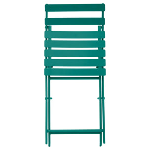 Chaise de jardin Greensboro pliable vert opale