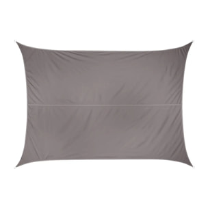 Voile d'ombrage rectangulaire Curacao Taupe