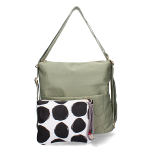 Bolso de hombro de Mujer con dos piezas, compartimento principal con cremallera