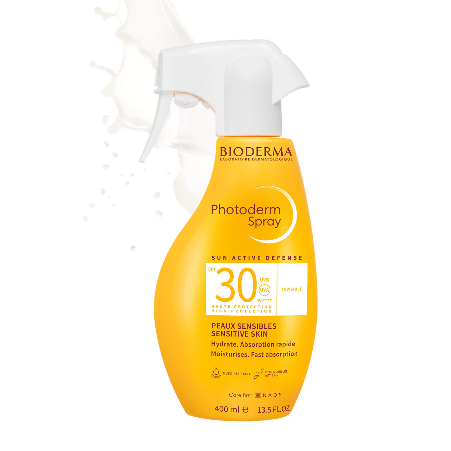 Photoderm SPF30 - Spray Solaire Hydratant Invisible - Peaux Sensibles 400ml