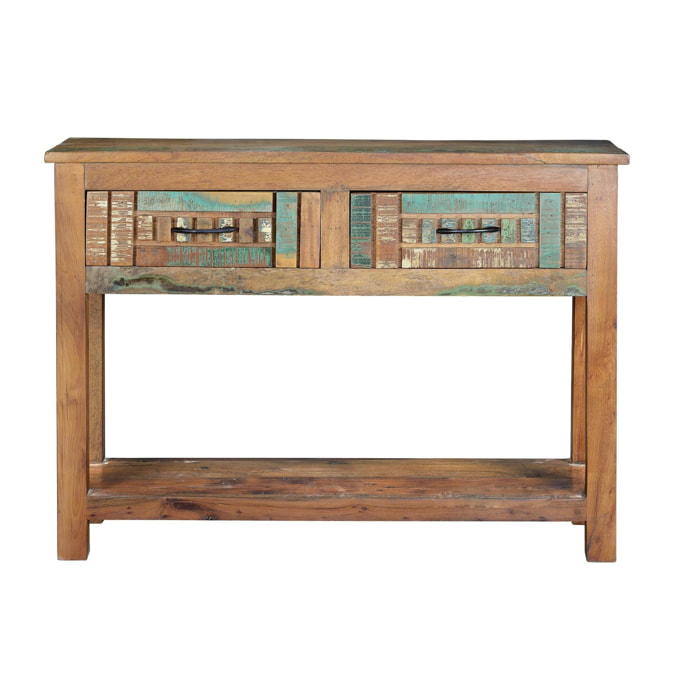 Consola - madera reciclada - 76x106x33cm
