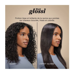 Brosse soufflante SHARK GLOSSI 2-en-1 Rose Poudré