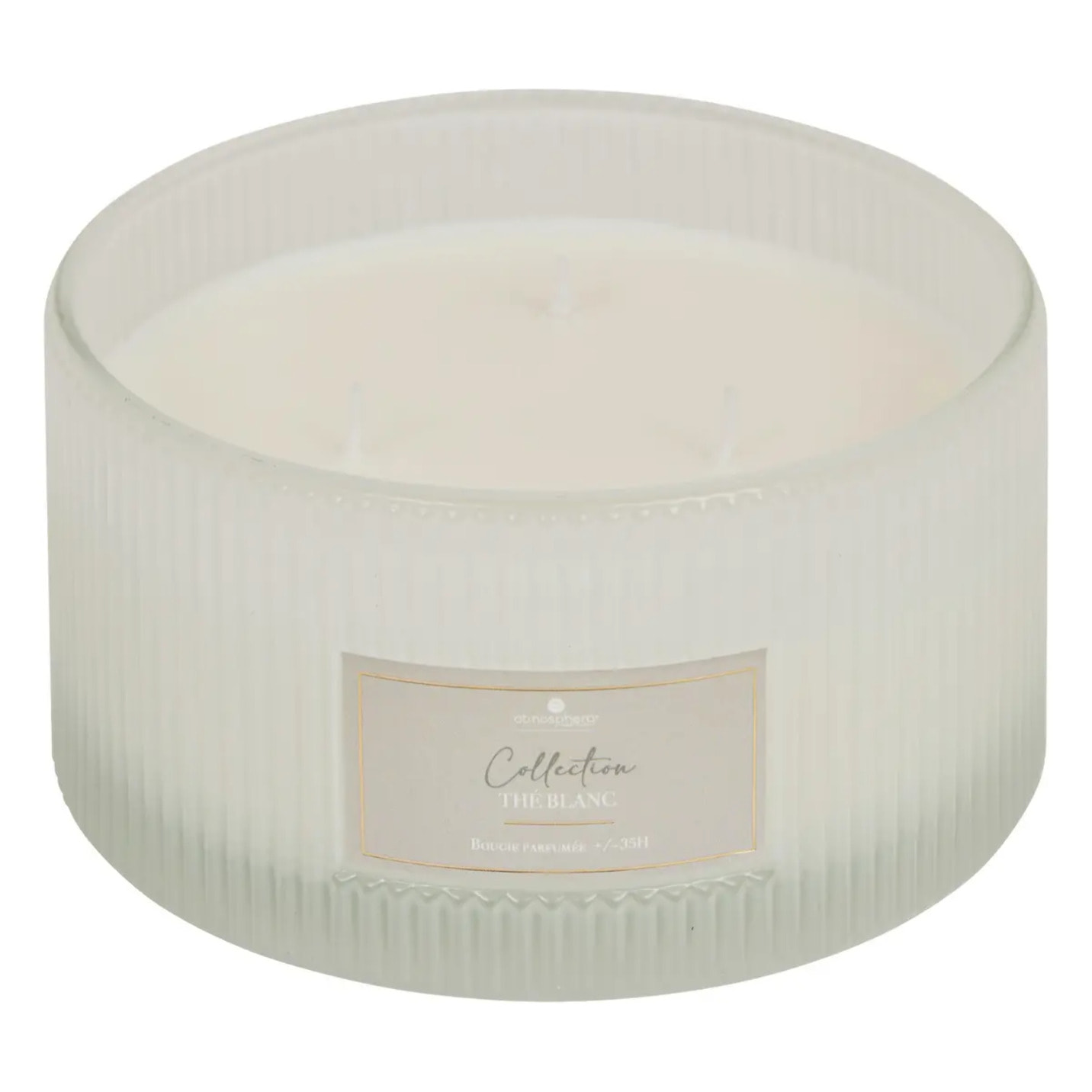 Bougie parfumée Albie 635g pot verre thé