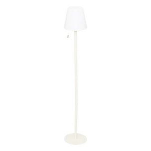 Lampadaire d'extérieur led "Zack" blanc H108cm