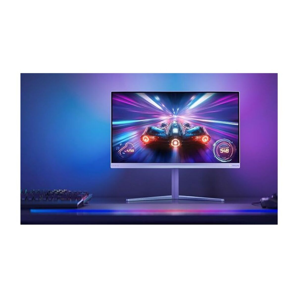 Ecran PC Gamer PHILIPS Evnia 27M2N5901A 27" 4K 320Hz Fast IPS HDR 400 HDMI 2.1 USB-C 65W Ambiglow