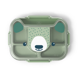 Lunch box plateau pour enfant Wonder 950ml Vert Ours