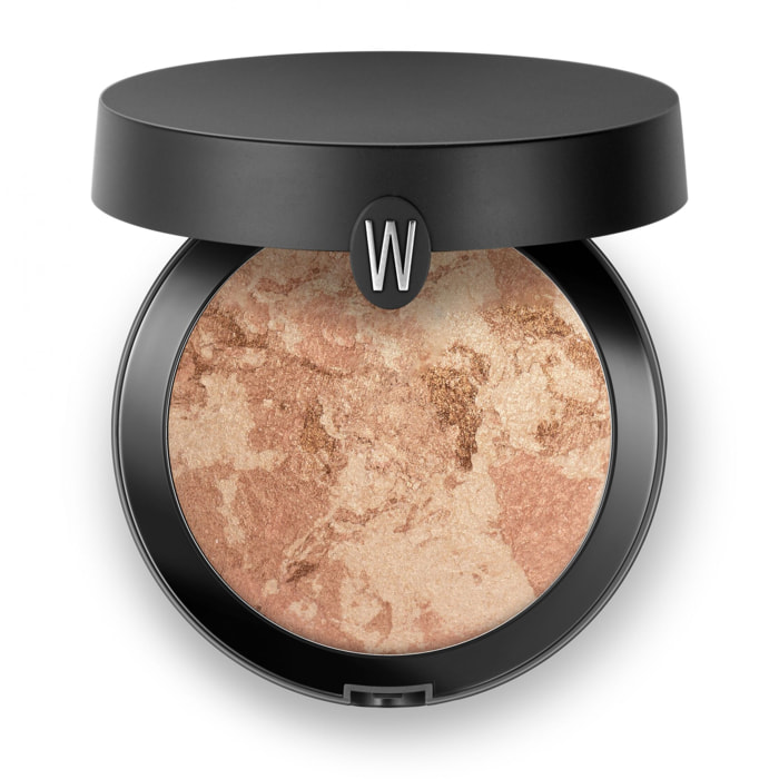 BAKED HIGHLIGHTER Illuminante cotto mélange dal finish satinato ed elegante