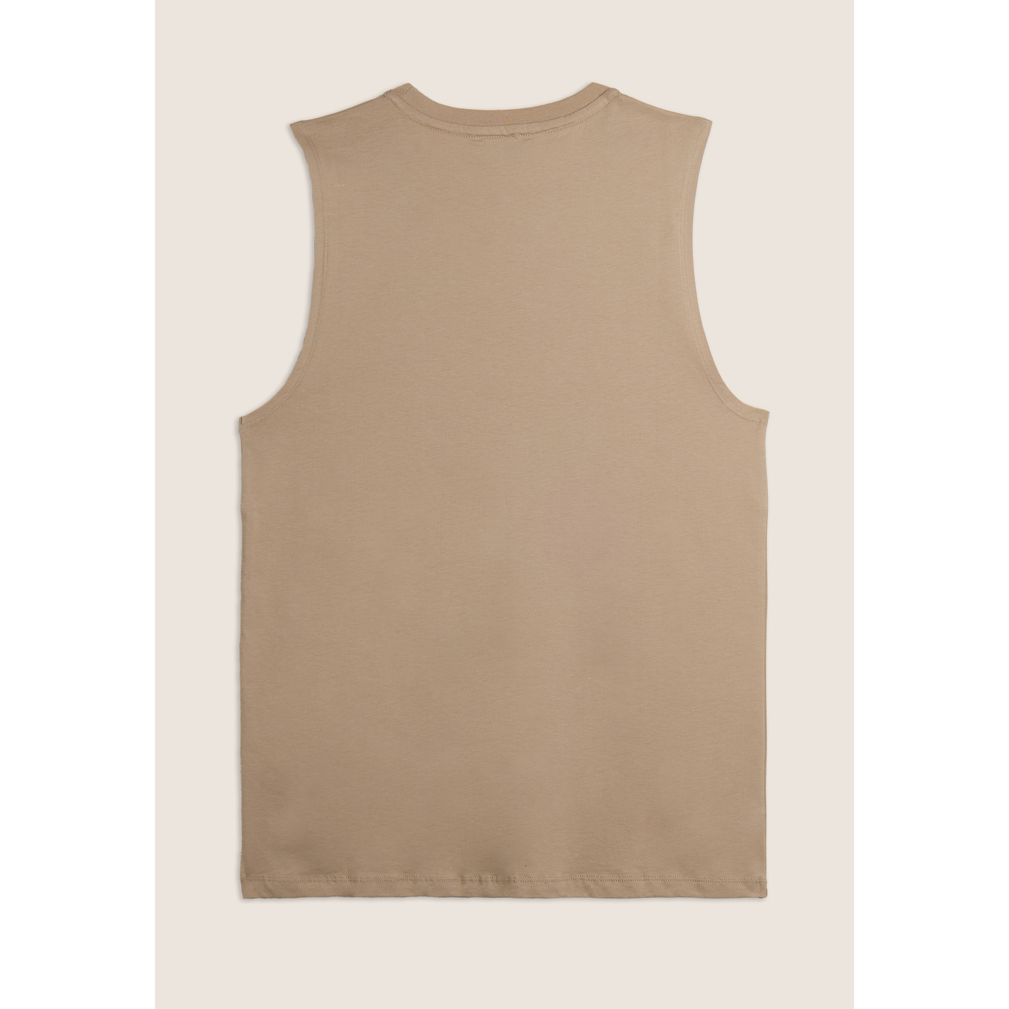 T-shirt smanicata girocollo