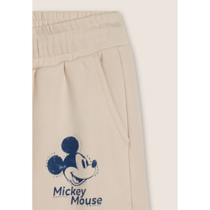 Pantaloni cargo in french terry da donna con grafica Disney