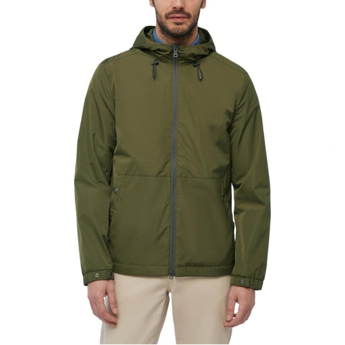 Chubasqueros > Cortavientos Hombre de la marca GEOX  modelo M LEITAN MID PARKA VERDE