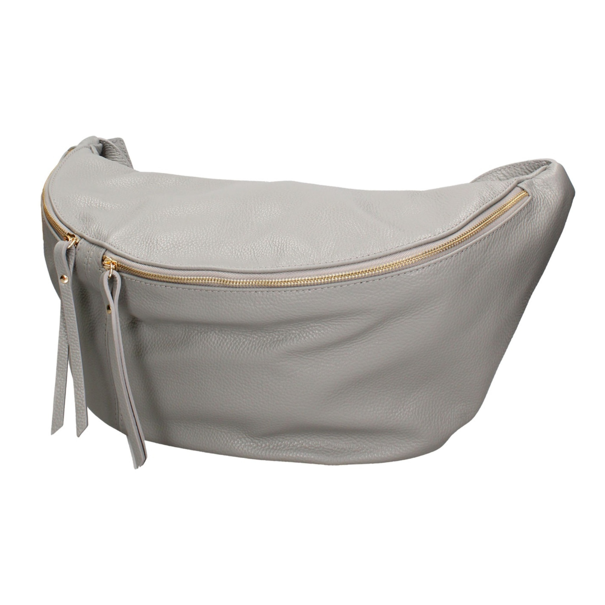 Borsa a tracolla da donna Made in Italy - Modello Caelia Plus - 100% pelle - 47.0 x 28.0 x 2.0 cm