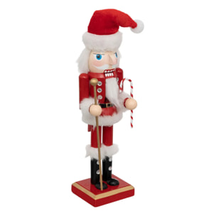 Objet "Casse noisette" père noël H25cm