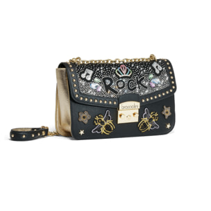 Borsa a tracolla  da donna In Poliuretano e Poliestere Prodotto artigianale 26x17x7,5 cm