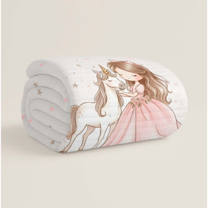 Colcha Bouti Estampada - 2 Piezas - 100% Poliéster - Microfibra - Infantil - 70 gr/m² - Martina