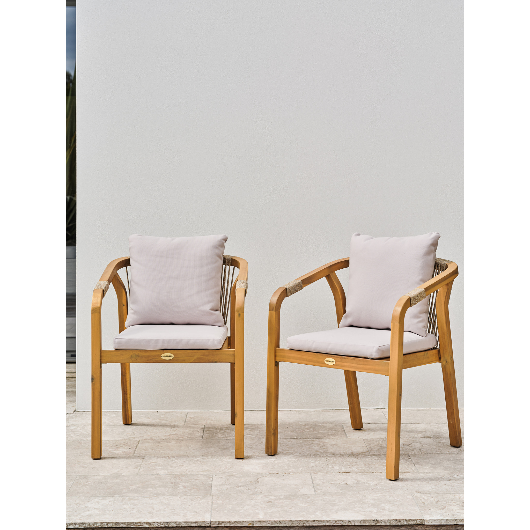 SERENA - Lot composé de 2 fauteuils de jardin SERENA-FT