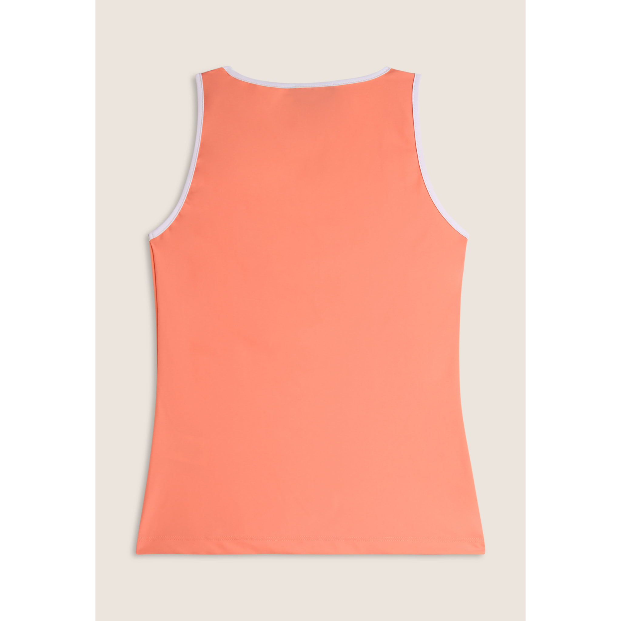 Canotta Slim in Tessuto tecnico con bordature a contrasto