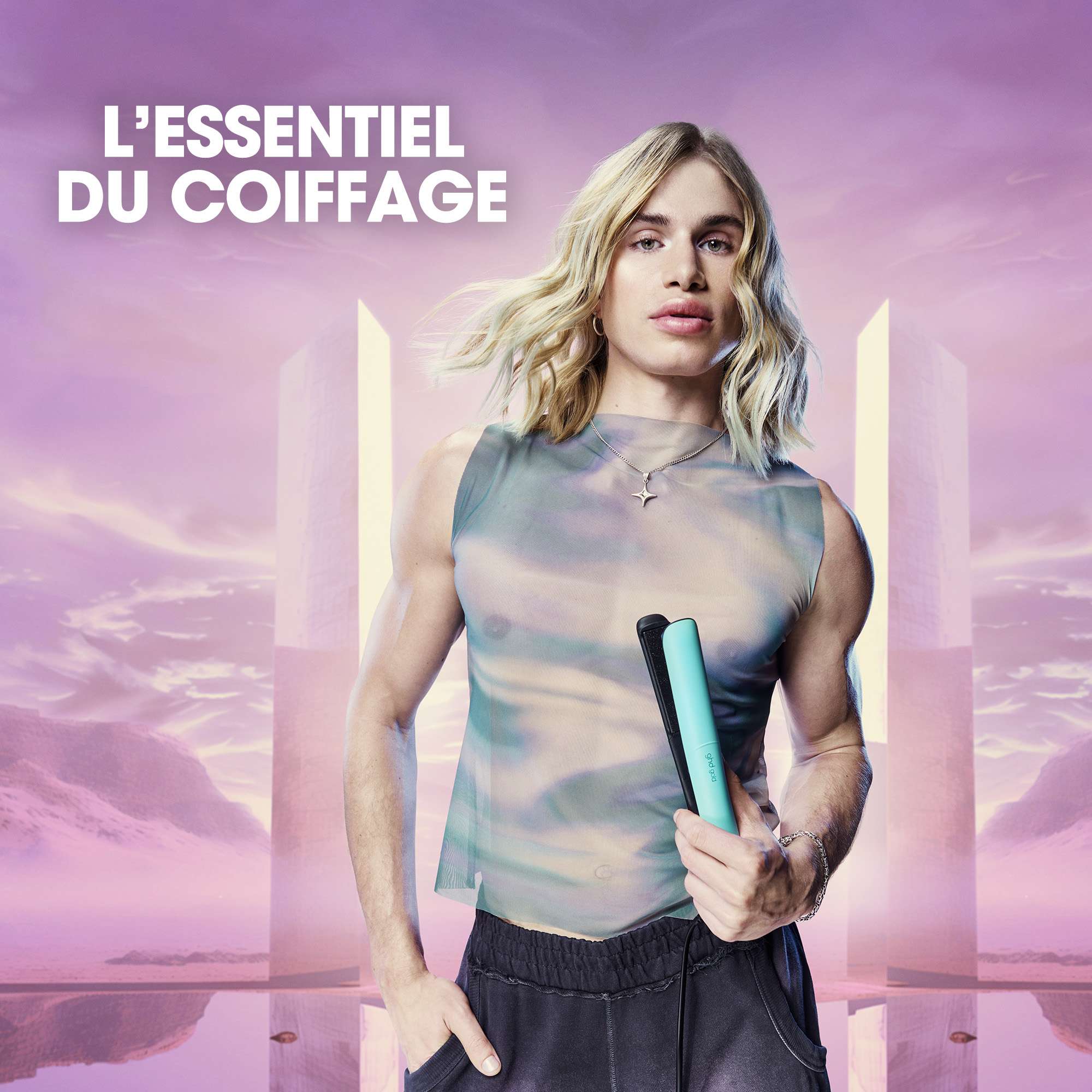 Lisseur ghd gold bleu - Collection Futurescape