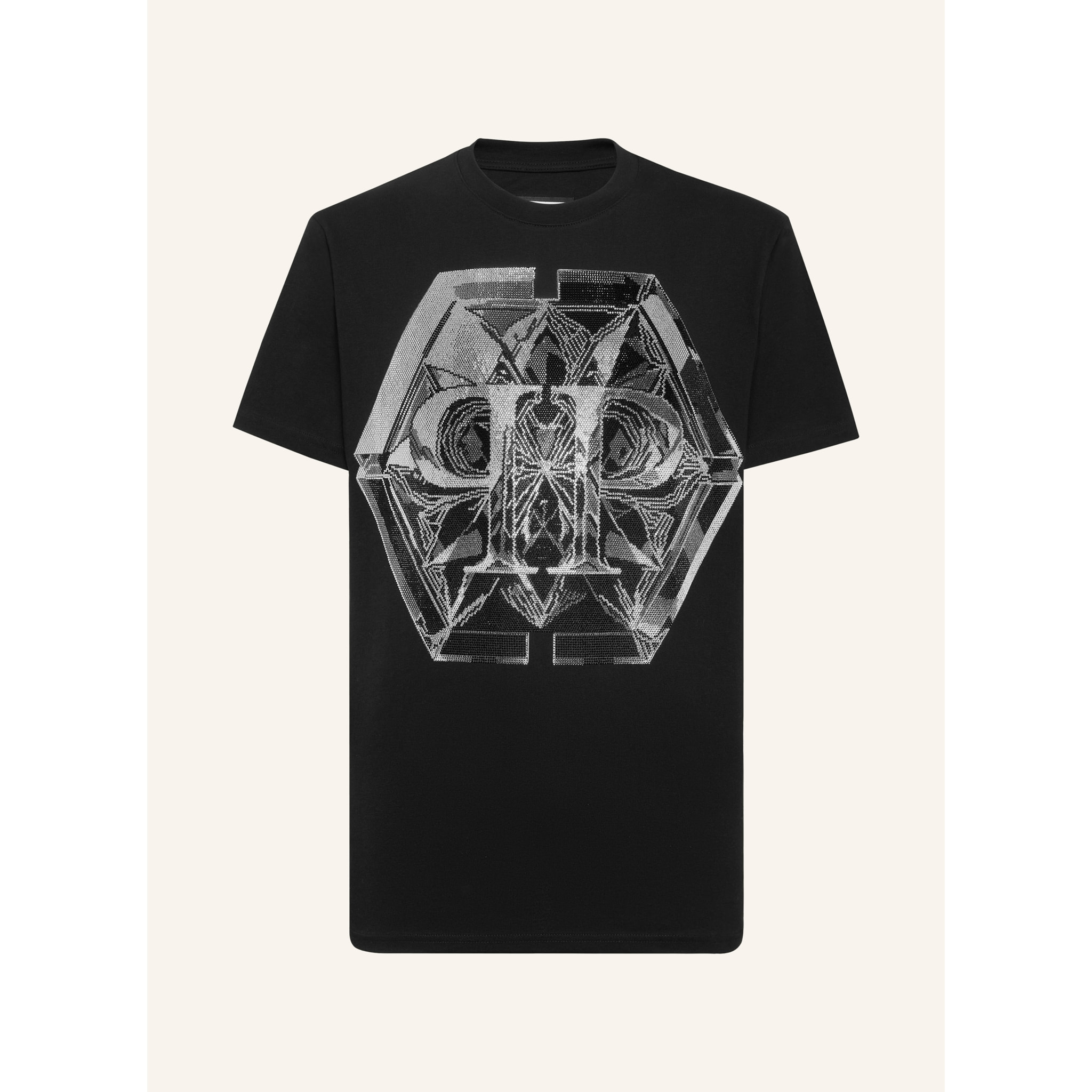 PHILIPP PLEIN T-Shirt Round Neck Ss HEXAGON