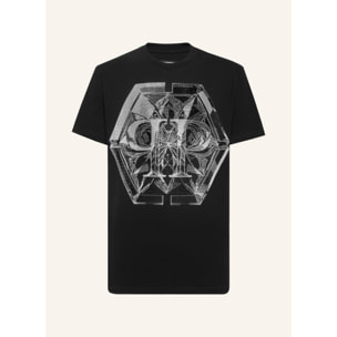 PHILIPP PLEIN T-Shirt Round Neck Ss HEXAGON