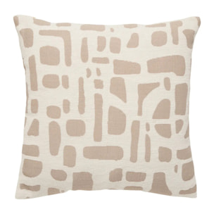 Coussin Marlia carré 40x40cm galets