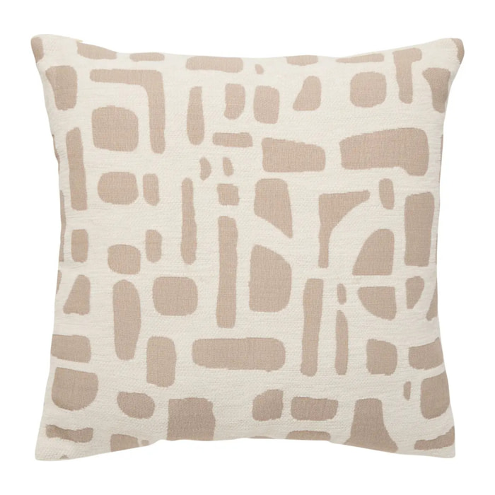 Coussin Marlia carré 40x40cm galets